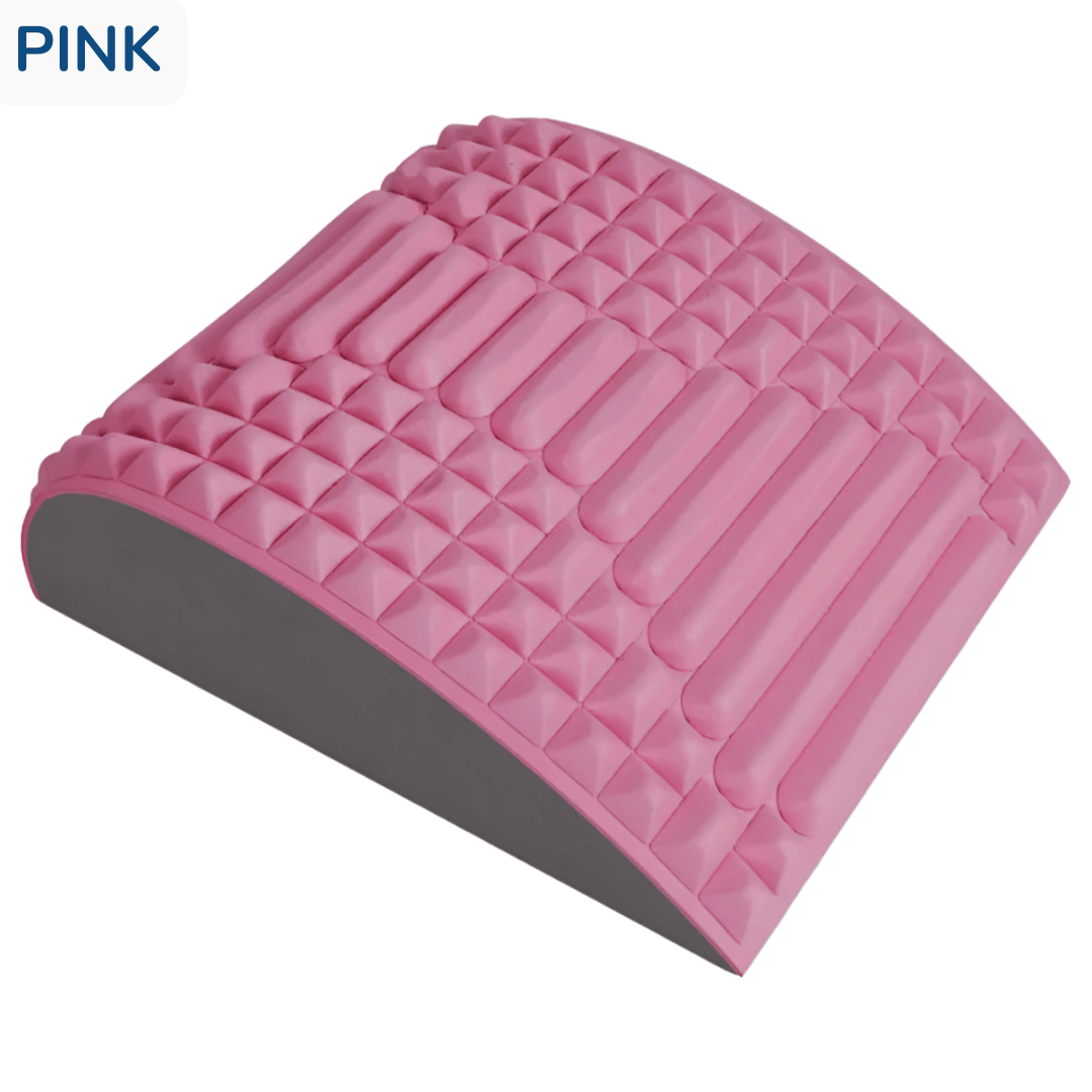 Lower back pain treatment - Back and Neck Stretcher Pillow Pink